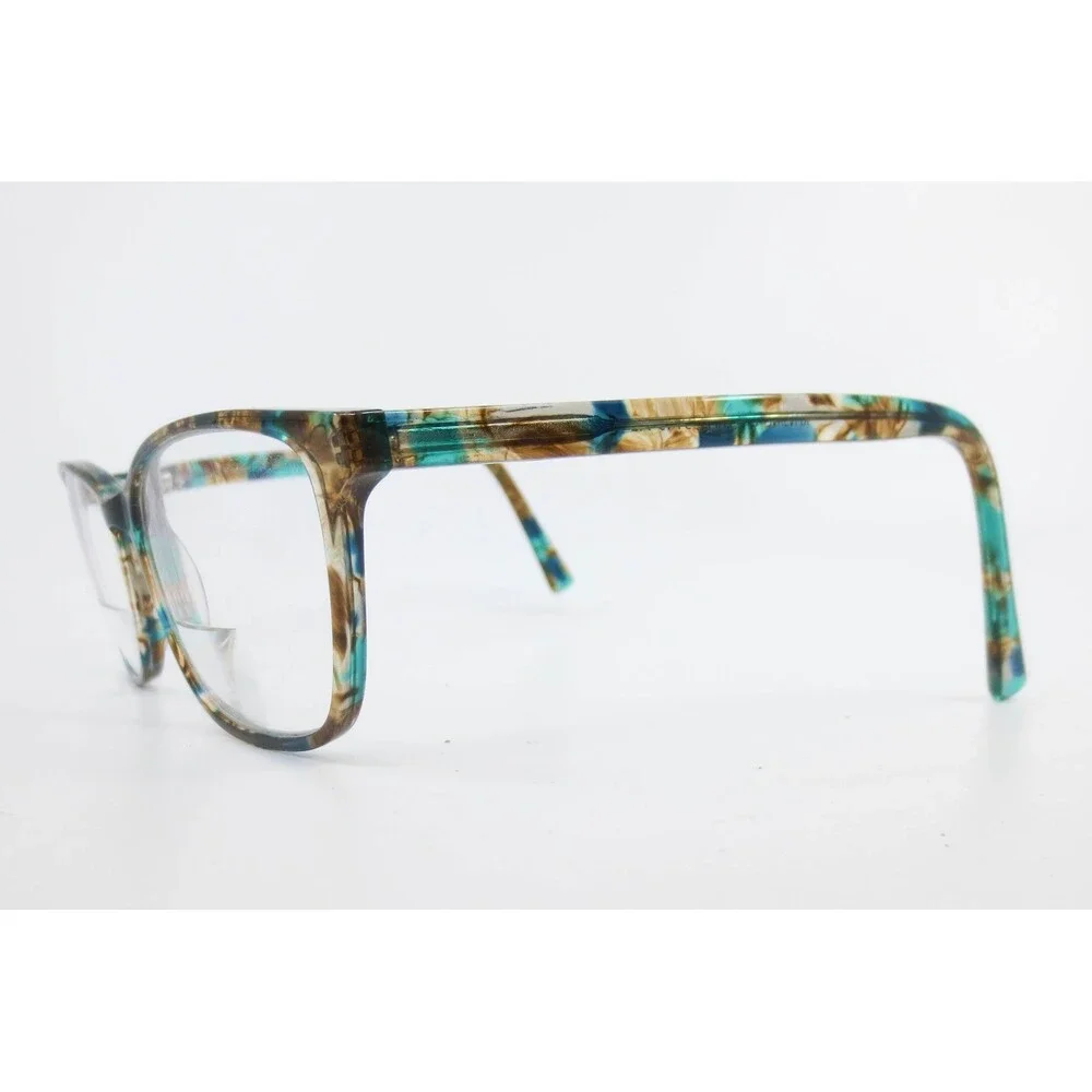 BKLYN Kensington Lapis Blue Brown Marble Eyeglass Frames 54-15-142 36713